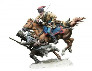 1/3254 мм, древний воин, включает в себя 2 человека с основанием и фигурку лошади из смолы, наборы моделей, миниатюрный gk в разобранном виде, неокрашенный