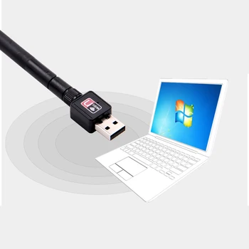 2 Дб 150 Мбит/с RTL8188 Беспроводная Сетевая карта Mini USB WiFi Адаптер LAN Wi-Fi Приемник Dongle Антенна 802.11 b/g/n для ПК Windows