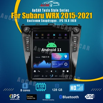 AuCar 10,8 Дюймовое Головное устройство Новейшей Версии Android 11 GPS Навигация Автомобильное Радио Видео Для Subaru WRX 2015-2021 Мультимедийный Стереоплеер