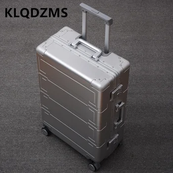 KLQDZMS Новый Чемодан из Алюминиево-магниевого сплава 20 