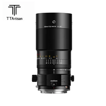 TTArtisan T-S 100 мм F2.8 Объектив с наклоном и сдвигом Макро 2X Полнокадровый объектив для Камер Fuji X Sony E Canon RF Nikon Z M43 L Mount