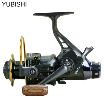 Катушка для рыбной ловли марки YUBOSHI MG30-60 с двойной разгрузкой, цельнометаллической головкой, одинарным подшипником, без зазоров, с передним и задним тормозом