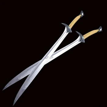 Король гоблинов, мечи с укусом зверя, копия 1:1, Коллекционный реквизит для косплея, SLL