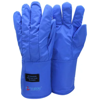 криогенные перчатки Длиной 38 см, Водонепроницаемые, устойчивые к низким температурам, Перчатки с жидким азотом, Защитные перчатки