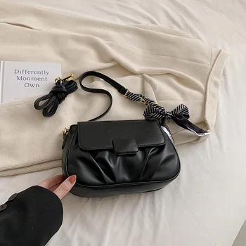 Летняя Новая модная Текстурная сумка на одно плечо 2023 | Маленькая и уникальная плиссированная сумка через плечо - Свежая и модная женская сумка