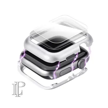 Магнитная крышка для корпуса Apple Watch apple watch 4 5 44 мм/40 мм iwatch band защитное стекло для экрана