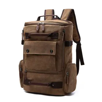 Мужской рюкзак Weysfor, винтажные холщовые рюкзаки для мужчин, Высококачественные сумки большой емкости, дорожная школьная сумка для ноутбука
