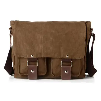 Новая модная сумка через плечо, военная холщовая мужская сумка-мессенджер, холщовая сумка через плечо, мужская сумка для отдыха, черный Кофе, горячий стиль