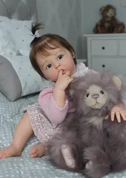 Полностью Силиконовые Виниловые Куклы Bebe Reborn 55 см/60 см 3D Окрашенная Кукла-Младенец С Укорененными Волосами Для Детского Подарка Muñecas Reborn