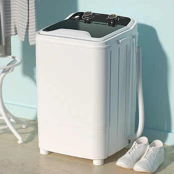 Полуавтоматическая мини-стиральная машина с верхней загрузкой 5 кг, Портативная однокамерная стиральная машина с сушилкой для общежития, Стиральная машина