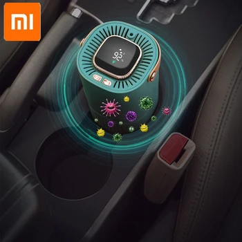 Портативный очиститель воздуха Xiaomi, Ионизатор, отрицательный ионизатор, Фильтр для запаха сигаретного дыма, автомобильный освежитель воздуха