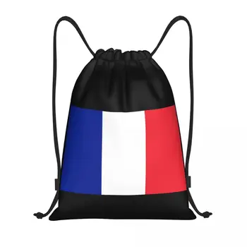 Французский флаг - Сумки на шнурках Франции, Спортивная сумка, Креативный походный рюкзак для Пикников, Новинка