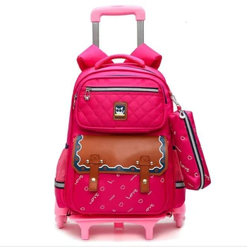 Школьные сумки-тележки, детский рюкзак на колесиках для школы, сумка на колесиках, детские дорожные сумки-тележки, школьные сумки-рюкзаки на колесиках