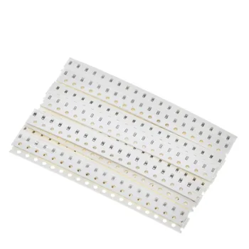 0603 Обычно используемых блока конденсаторов с микросхемами 16 видов, по 20 штук в каждом, всего 320 пакетов компонентов
