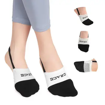 1 Пара вязаных носков для йоги, тонкие противоскользящие танцевальные носки с полупальцами для йоги