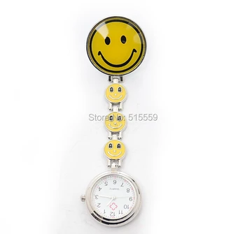 100 шт./лот, высококачественные карманные часы для медсестры с улыбкой, часы Dotor, оптовая цена по прейскуранту завода-изготовителя