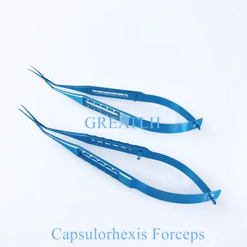 102 мм титановые щипцы Inamura Capsulorhexis офтальмологические хирургические инструменты высокого качества
