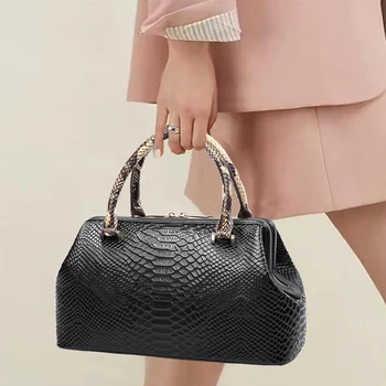 2023 Высококачественная Роскошная Брендовая Дизайнерская Кожаная сумка через плечо для женщин, ручная сумка из крокодиловой кожи, Кошельки, Женская сумка-мессенджер