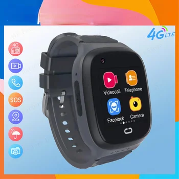 2023 Детские смарт-часы 4G GPS Слежение WIFI IP67 Водонепроницаемый HD Видеозвонок Smartwatch SOS SIM-карта Guardian Для детских часов Подарки