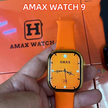 2023 Новые Смарт-часы AMax Watch 9 Для женщин И Мужчин, NFC Bluetooth, Умные Часы с функцией сердечного ритма, Samsung HUAWEI PK HK9 Pro W59 DT7 ZD8
