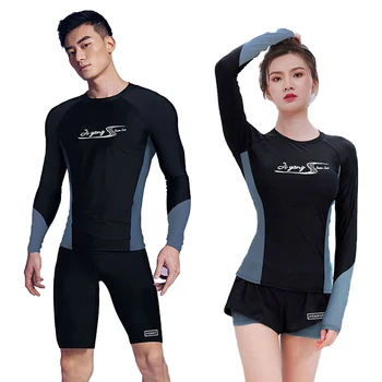 2023 новый мужской костюм для дайвинга, женская быстросохнущая футболка для плавания, шорты для водных видов спорта с длинными рукавами, солнцезащитный костюм для серфинга, костюм для дайвинга
