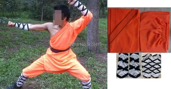 3 цвета высококачественная униформа для боевых искусств, халат, костюмы для кунг-фу, одежда монаха Шаолинь, 5 шт./компл.