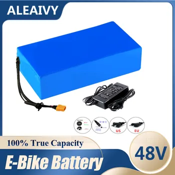 Aleaivy 48V 15Ah 30Ah 35Ah 20Ah 25Ah 40Ah Аккумулятор для Электровелосипеда 21700 5000mAh Литиевая Аккумуляторная батарея для Электрического Велосипеда Электрический Скутер