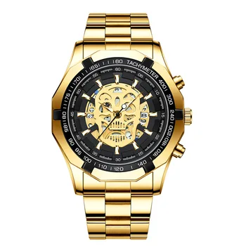 BINBOND Мужские часы Лучший бренд Оригинальные спортивные Кварцевые мужские часы Полностью стальные Водонепроницаемые наручные часы с хронографом Мужские Relogio Masculi
