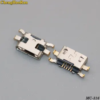 ChengHaoRan 50-100 шт Разъем Micro USB Jack Женский 5-контактный Разъем Для Зарядки Motorola Moto G2 G + 1 XT1063 XT1064 XT1068 XT1069