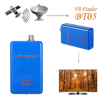 GTMEDIA Satellite V8 Finder BT05 DVB-S2 спутниковый искатель Лучше, чем Satfinder ws-6933 ws6906 IOS Android система с Bluetooh