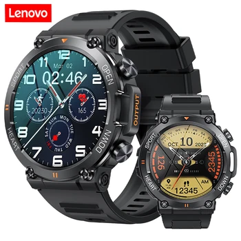 Lenovo Мужские Смарт-Часы 1,39 дюйма 360*360 HD Экран Спортивные Умные Часы на открытом воздухе IP68 Водонепроницаемый Bluetooth Вызов Мужские Часы 400 мАч
