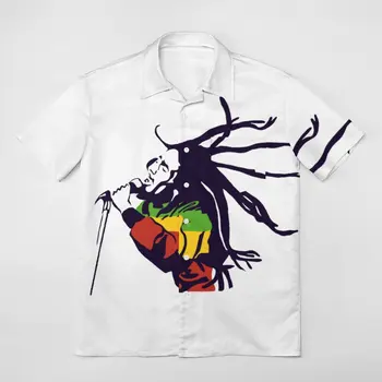 Бобс и Марли - Король классического регги, Рубашка с короткими рукавами, Винтажные футболки для плавания, Размер Eur