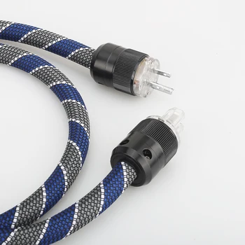 Высококачественный американский кабель питания переменного тока с 3 Зубцами, американская вилка, Шнур Питания, Аудиокабель Hi-FI, CD-ламповый усилитель, наушники P101 + DW34