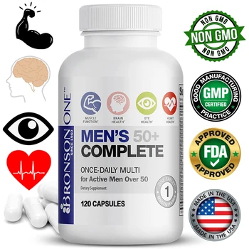 Ежедневный Мультивитаминный препарат для мужчин, Поддерживающий мышечную функцию, Иммунитет, Обмен веществ и энергию, Мультивитаминные капсулы
