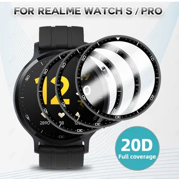 Защитная пленка Для смарт-часов Realme Watch S Pro HD Изогнутая Мягкая Защитная пленка для экрана, Аксессуары для защиты от осколков (не стекло)