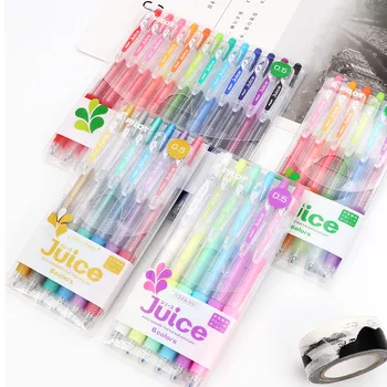 Набор из 6/12 Цветов Гелевая ручка Japan Pilot Juice Color 0,5 мм Гелевая ручка Ress Журнал 