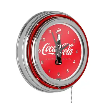 Неоновые часы - запчасти для часов 100th Anniversary of the Bottle, Будильники, цифровой настенный декор, Цифровые часы, украшение для дома