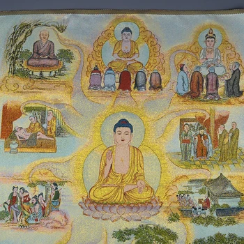 Непальский Татхагата, Украшение, Наклейка на стену, Парчовая вышивка, Картина, Тибетский Плакат Тханка, Искусство
