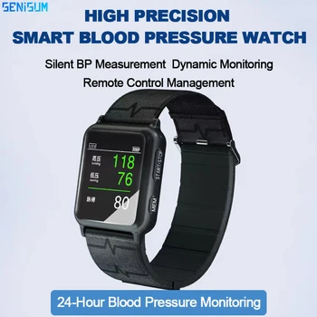 Новые Медицинские CFDA Точные Умные часы для измерения артериального давления с длительным Сроком службы, Медицинский Монитор BP HR, Умный мужской браслет для часов D