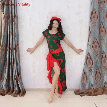 Представление танца живота, профессиональные костюмы для женщин, танцевальное платье Baladi Shaabi, Модный Восточный наряд для взрослых и детей