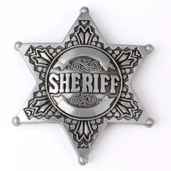 Пряжка для ремня шерифа самодельные компоненты ремня ручной работы поясная лента DIY Western cowboy police