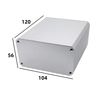 Разъемный алюминиевый корпус корпус из алюминиевого сплава коробка из алюминиевого профиля корпус батарейного отсека печатная плата 120x104x56 мм