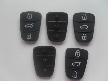 Резиновая накладка на 3 кнопки для Hyundai I10 I20 I30 IX35 Kia Sportage Cerato Rio с откидной крышкой