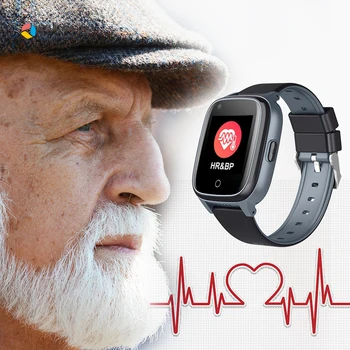 Смарт-часы 4G для пожилых людей, пульсометр, кровяное давление, GPS, Wi-Fi, отслеживание местоположения, Монитор SOS, Камера голосового видеозвонка, умные часы