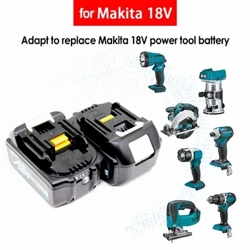 Совершенно Новый Makita 18V 6.0Ah Сменный Аккумулятор для Makita BL1880 BL1860 BL1830 Для Бензопилы, Электродрели, Литиевой батареи 18650