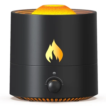 Увлажнитель воздуха С имитацией пламени, Ароматический диффузор эфирного масла для домашней Комнаты, автомобиля, ультразвуковые Духи USB