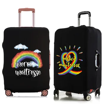Чехол для багажа, дорожный чемодан, толстый эластичный пылезащитный чехол, Защитный чехол для багажа, дорожные аксессуары с рисунком 18-28 дюймов