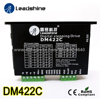 Шаговый привод от известного бренда Leadshine модель DM422C 2-фазный цифровой шаговый привод с максимальным напряжением 40 В постоянного тока и 2,2 А быстрая доставка!