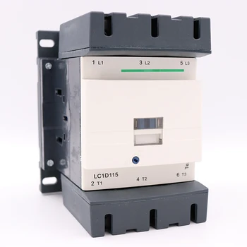Электрический магнитный контактор переменного тока LC1D115K7 3P 3NO LC1-D115K7 115A 100V Катушка переменного тока